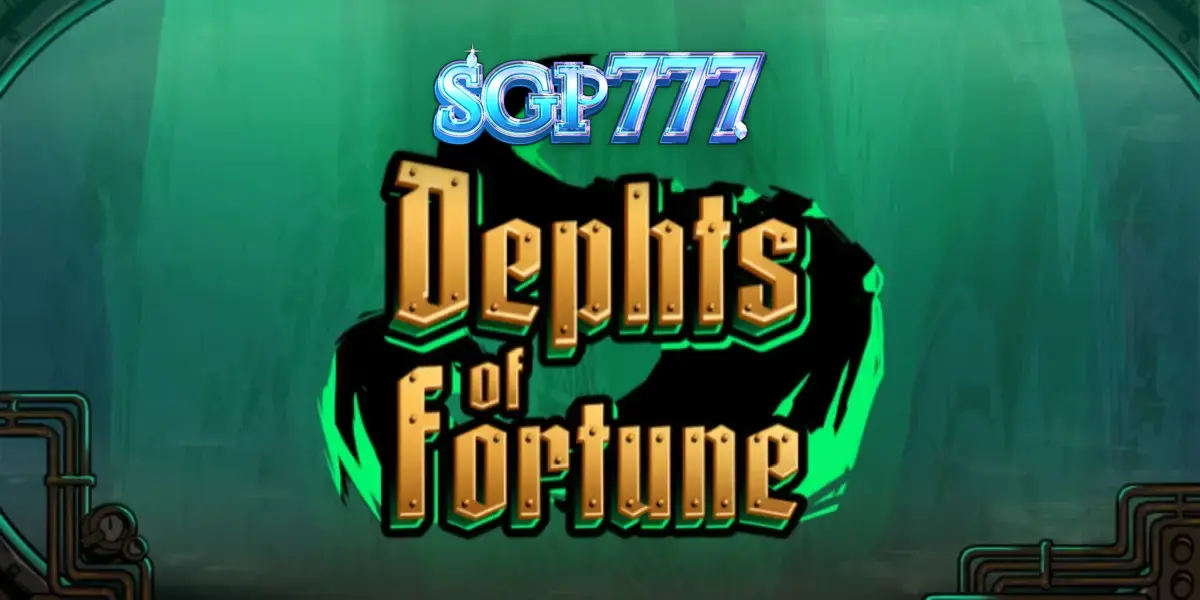 Tampilan visual slot Depths of Fortune dengan tema steampunk bawah air